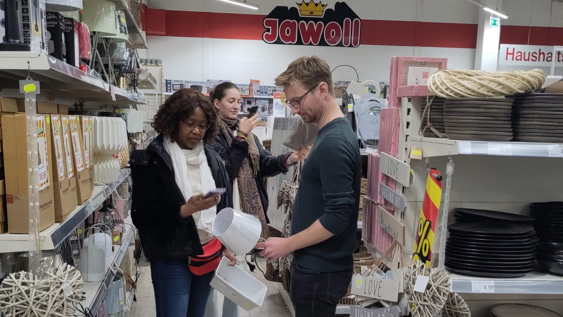 Außeneinsatz für das Projektteam bei Jawoll in Peine